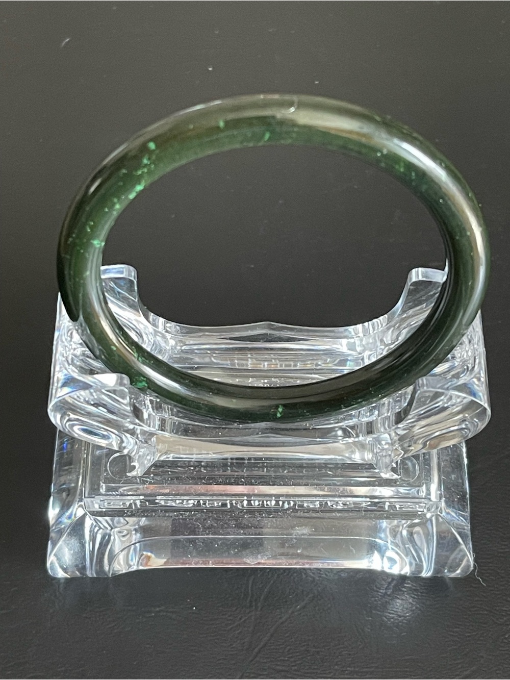 Genuine nephrite jade Bangle Bracelet.